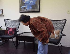 加齢による腰の曲がり。その1