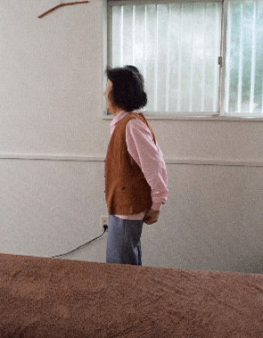 加齢による腰の曲がり。その2